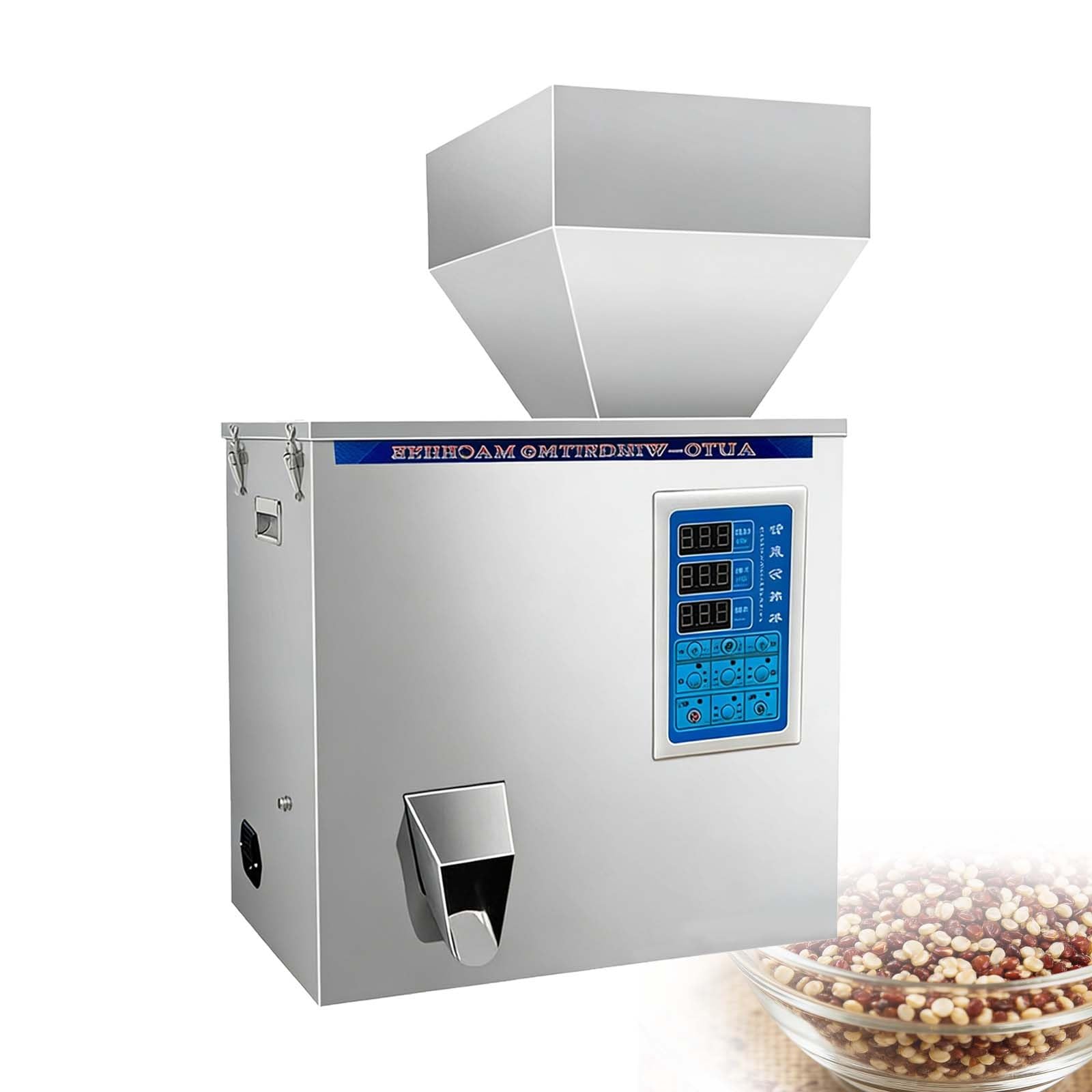Dosatore Automatico, Macchina Riempitrice Per Polveri, Spezie, Farina E Proteine ​​In Polvere, Riempimento Massimo 200 G, 8-12 Confezioni/Min, Materiale Da 15 Mm, 3 Modalità Operative