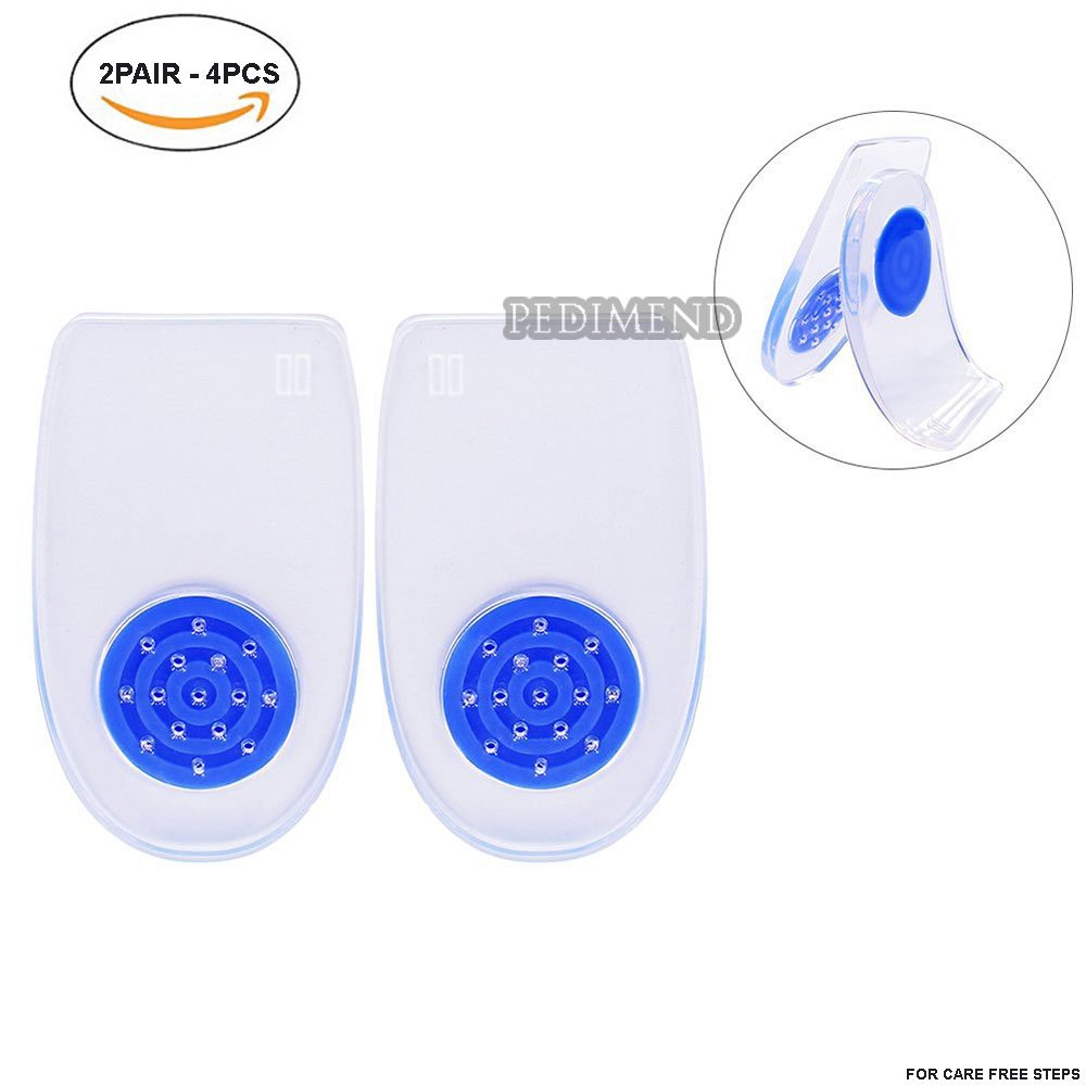 PEDIMEND™ Cuscinetti per tallone per fascite plantare, per alleviare il dolore da calli, calli, sperone osseo, ideali per fascite plantare e sollievo dal dolore alla caviglia, unisex, per la cura dei