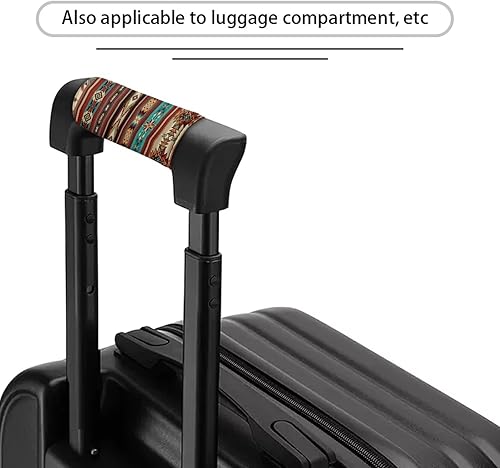 Miniatura 2 de Belidome Azteca para asa de equipaje con agarre del suroeste, suave y cómodo, para el equipaje adecuado para el cochecito, mochila, cojín con asa de