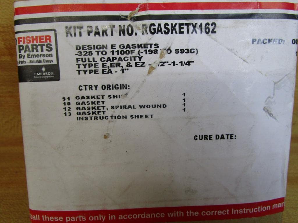 Fisher RGASKETX162 Gasket Kit