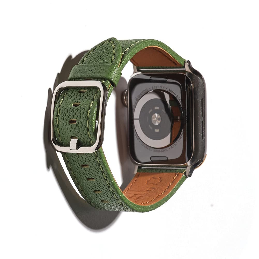 SONAMU New YorkEpsom / Barenia / Goat Leather Band with Square Buckle