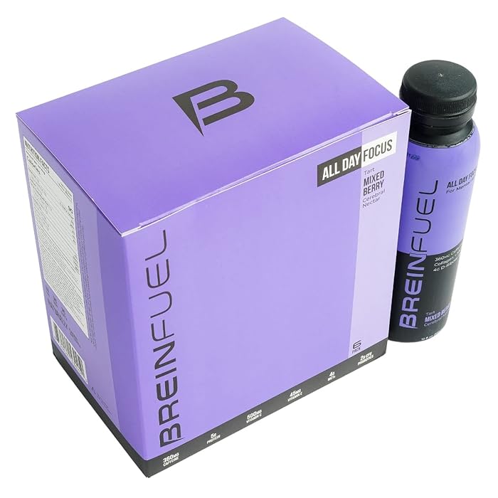 Buy BREINFUEL Cerebral Beverage Focus Drink Mixed Berry Natural