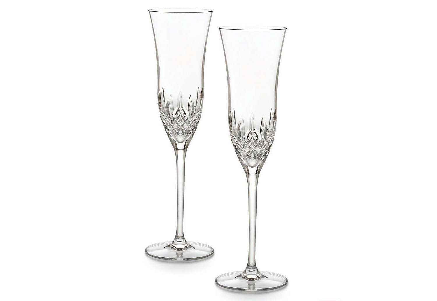 WaterfordCrystal Lismore Essence Champagne Flute, Set of 2