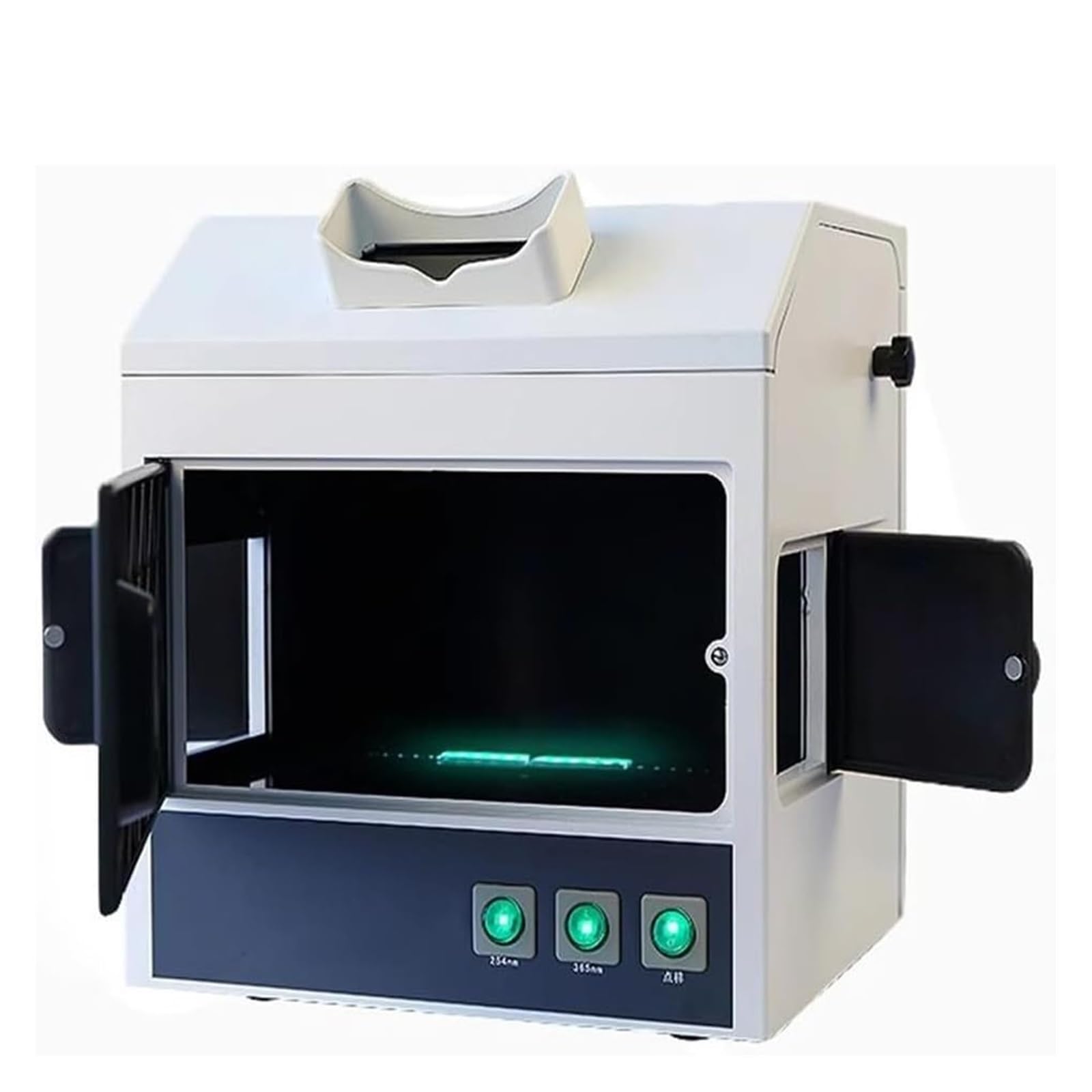 Analizator ultrafioletu UV Dark Box, laboratoryjny detektor fluorescencji, laboratoryjny tester analizy ultrafioletu w lampie UV, z okienkiem obserwacyjnym