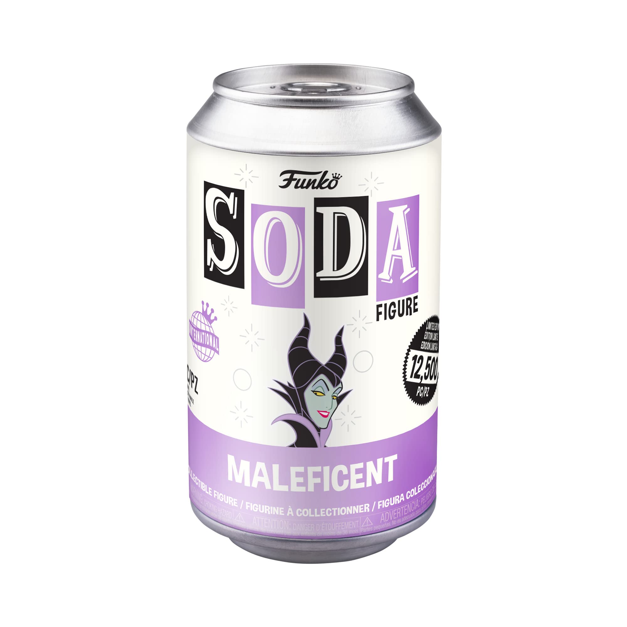 Funko Vinyl SODA: Disney, Maleficent, 1/6 Odds for Rare Chase Variant, (Styles May Vary), Disney Villains