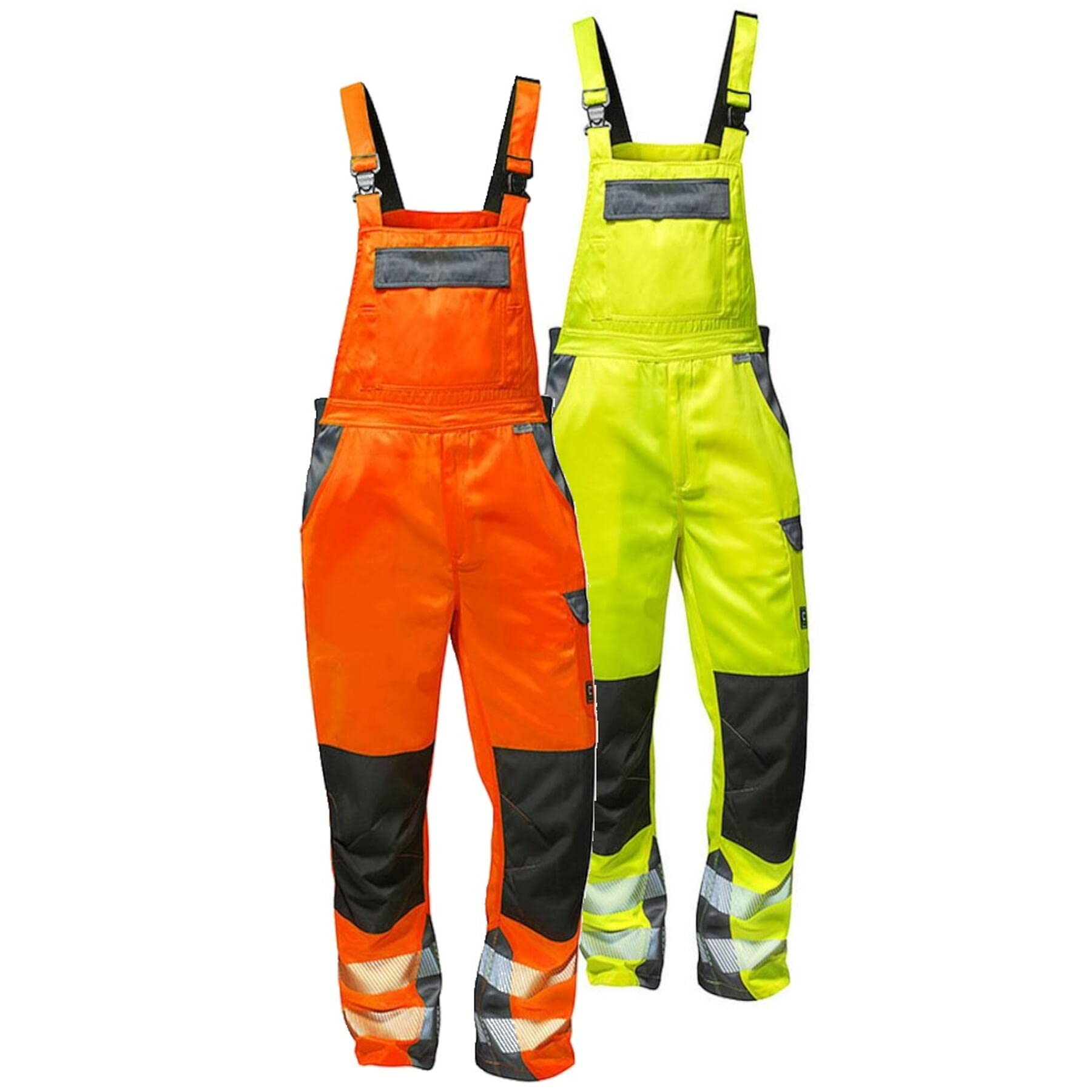 Elysee® Warnschutz Latzhose - 102 Neonorange, Neongelb
