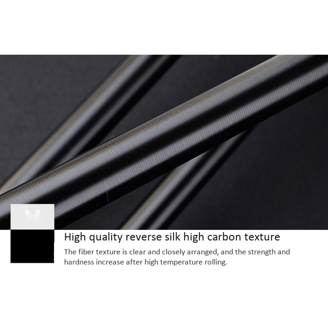 8-13m Kohlenstoff Angelrute Extra Lang Leicht Design Geeignet für GewäSser Wie FlüSse/Teiche Schwarz,8M
