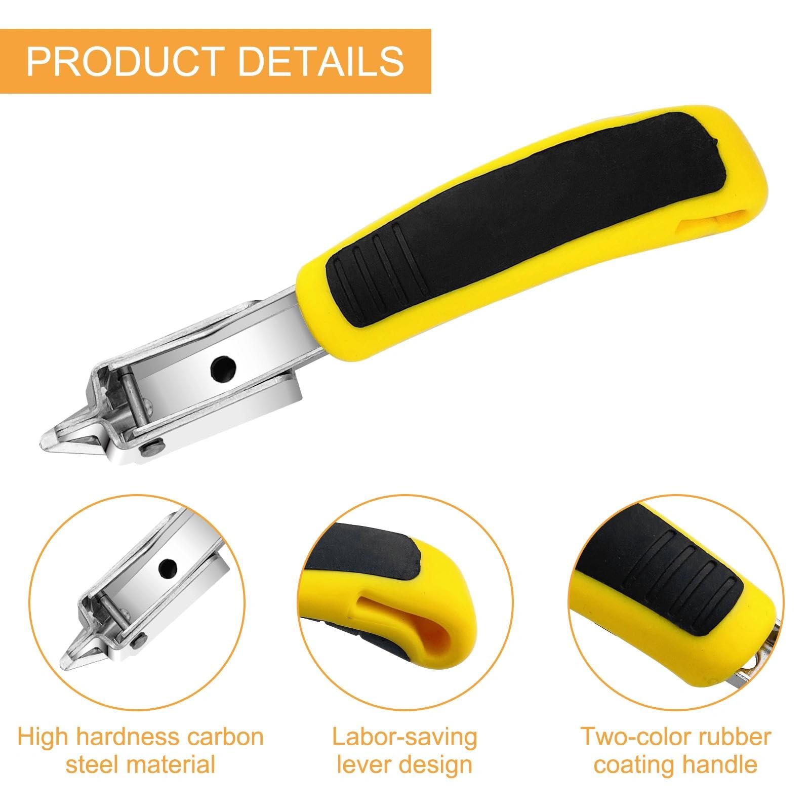 4 Pezzi Rivetti Clip Pinze Fastener Remover Puller Pinza Tool Kit, Kit Rimozione di Graffette per Tappezzeria con Estrattore Di Chiodi, Levapunti, Per La Lavorazione Del Legno Rimozione