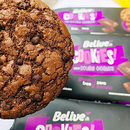 DISPLAY Cookie Double Chocolate Sem Gluten Sem Lactose Belive 10 unidades de 80g