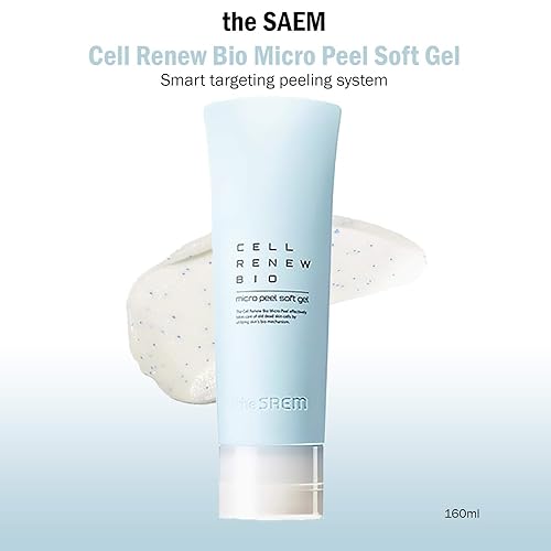 Miniatura 2 de The Saem Cell Renew Bio Micro Peel Soft Gel 5.4 fl oz - AHA & BHA Gel Peeling Suave, elimina las células muertas de la piel y las impurezas de los