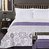 tagesdecke lila 200 x 220 Sie werden bestimmt mit unserem Produkt zufrieden sein!