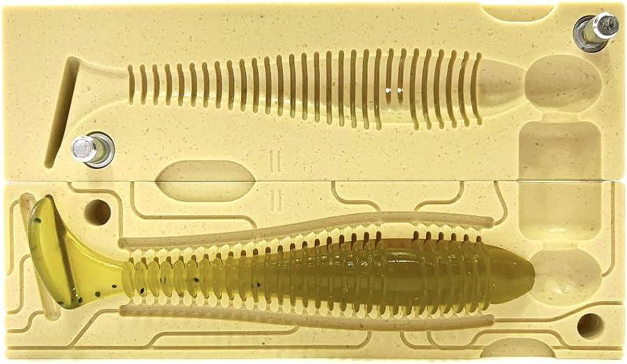Smedioks Premium Soft Plastiс Mold Lure Making Injection Molds Fishing Lures Swing Impact Fat 3.8''