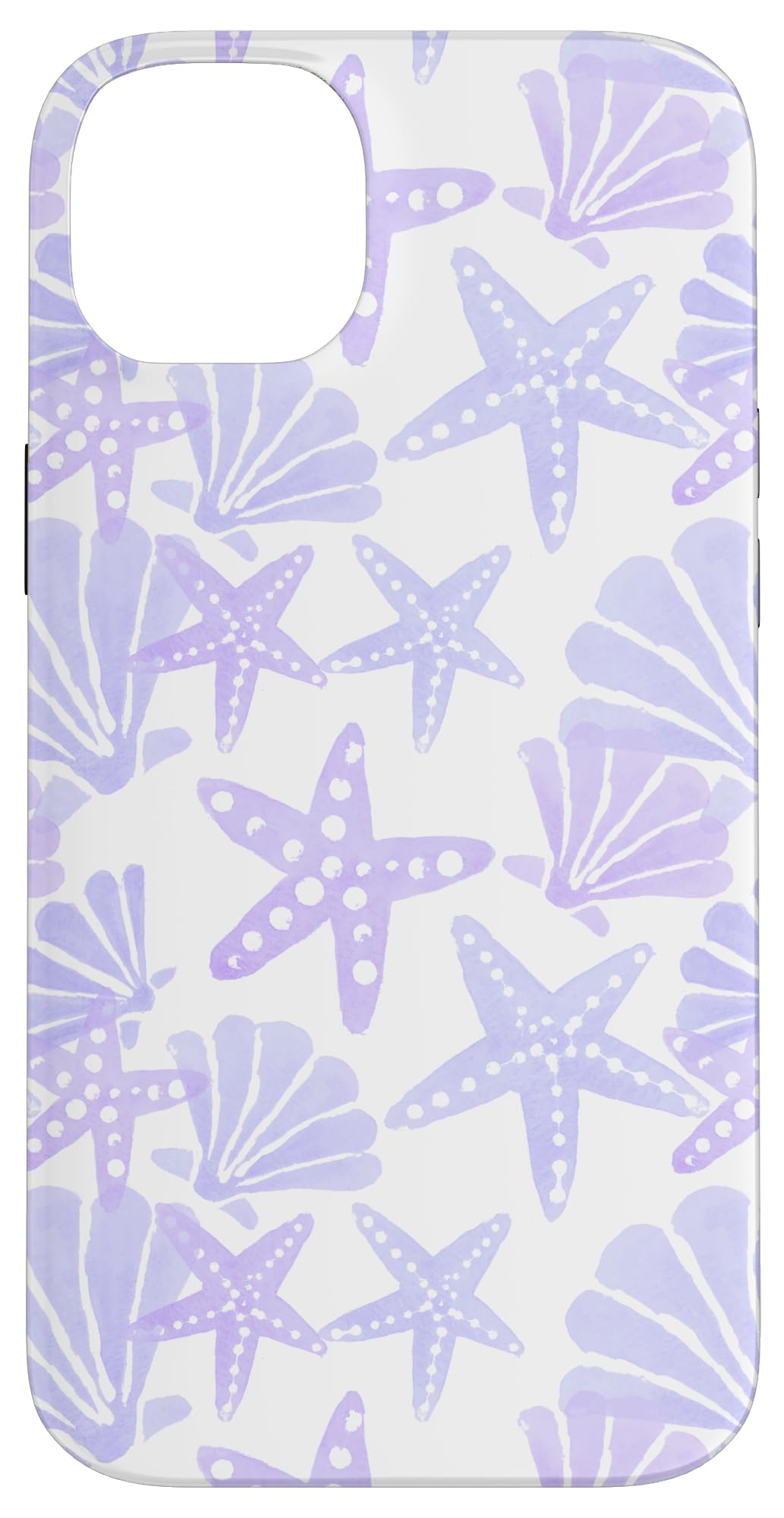 Coastal Granddaughter Sea Shells Lavender Preppy Beach Peri Case for iPhone 14 Plus