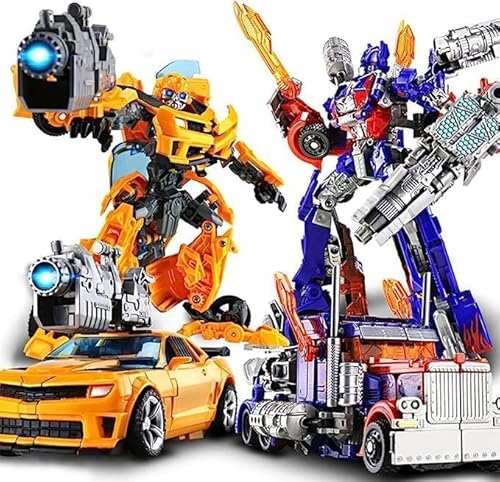 Shamoparty Spielzeug Optimus Prime, Sky Warrior, Drahtseil Krieger, Autobot Spielzeug,Handmade Toy, Roboter Modell für Erwachsene und Kinder Geschenke für Jungen