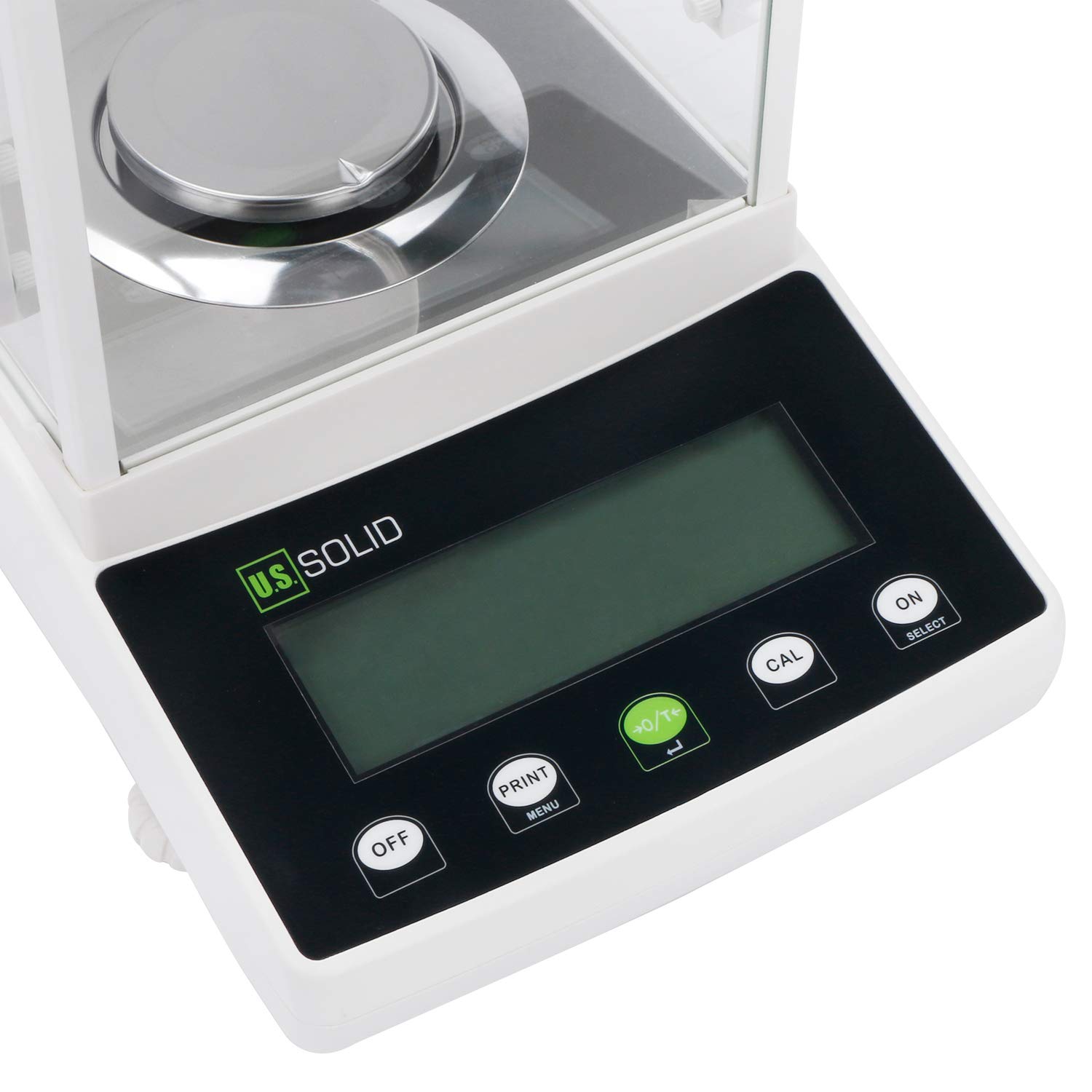 U.S. Solid Balanza de precisión de 1 mg - Báscula de precisión de laboratorio analítico de 1200 g con sensor electromagnético, 0,001 g x 1200 g