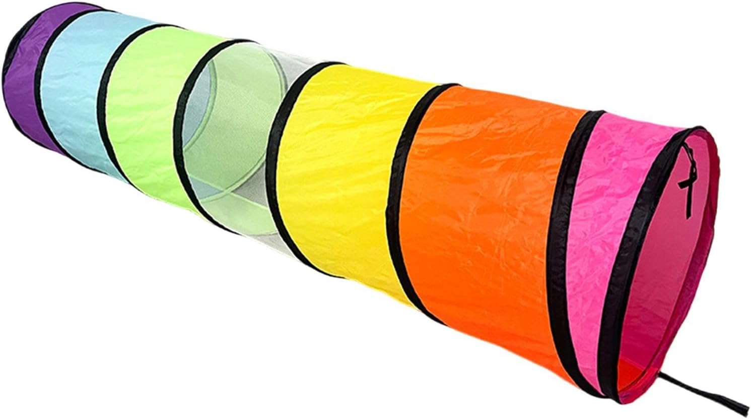 Children Crawl Tents, Foldable and Easy Storage, 46x180cm, Tunnels Play Tents, Kids Pop Up Play Tent with Tunnel, Bright and Colorful Design, for Living Room Bedroom Garden Camping Beach