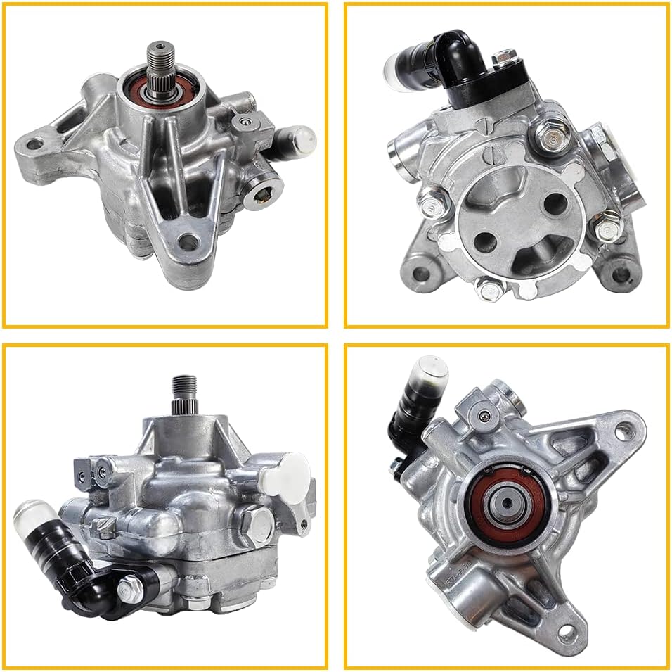 Power Steering Pump Power Assist Pump | Fit For Acura RSX 2.0L L4 TSX 2.4L L4, Honda Accord Element CR-V 2.4L L4 | Replacement OE# 21-5419, 56110-PNB-306, 56110-PNB-A02, 56110-RAA-A01, 56110-PZD-A02