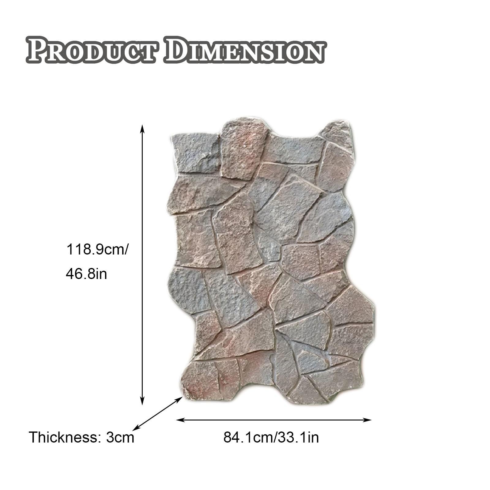 Panel De Pared De Poliuretano (PU) Con Imitación De Piedra Irregular,Ligero