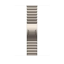 Apple Watch Band – Bracciale a maglie – 46 mm – Naturale – Misura unica (adatta alla maggior parte dei polsi)