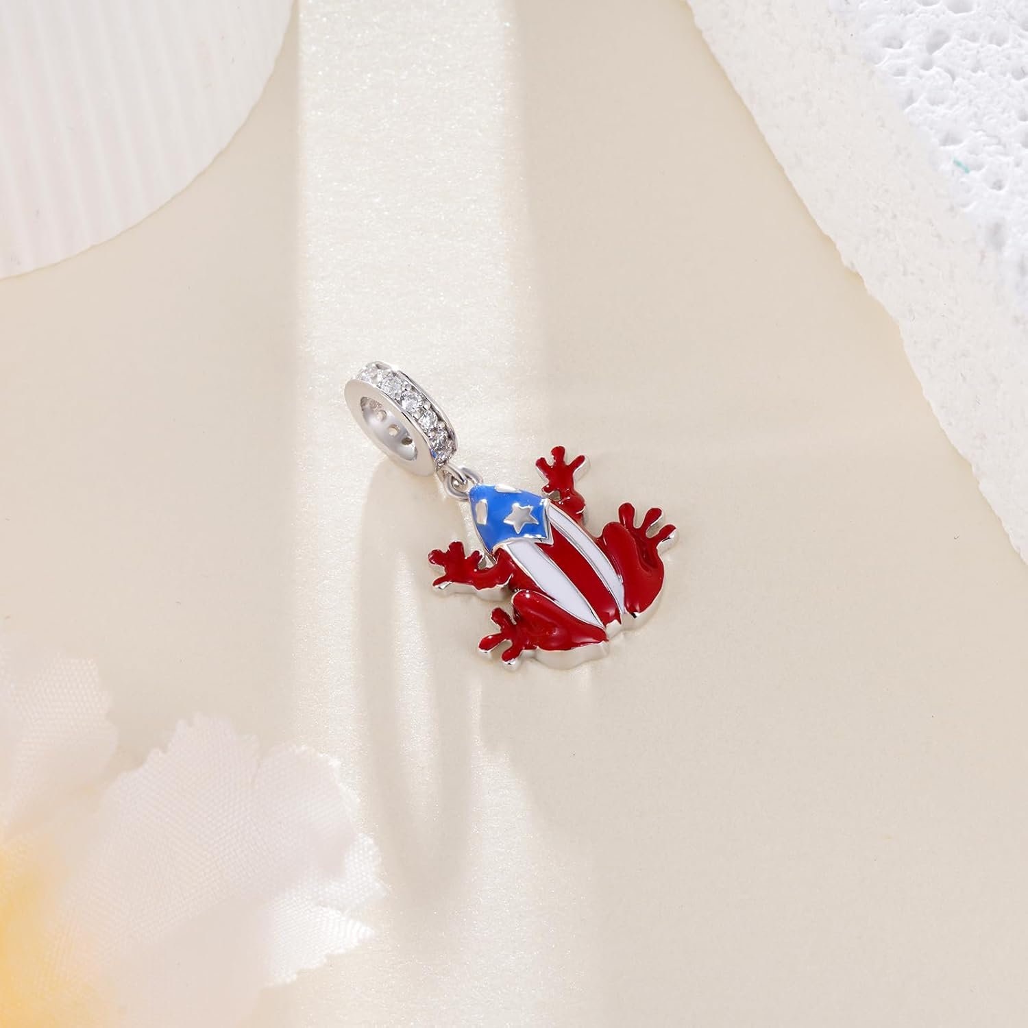 Puerto Rico Charms 925 Sterling Silver Coqui Frog Charm Puerto Rico Gifts for Women
