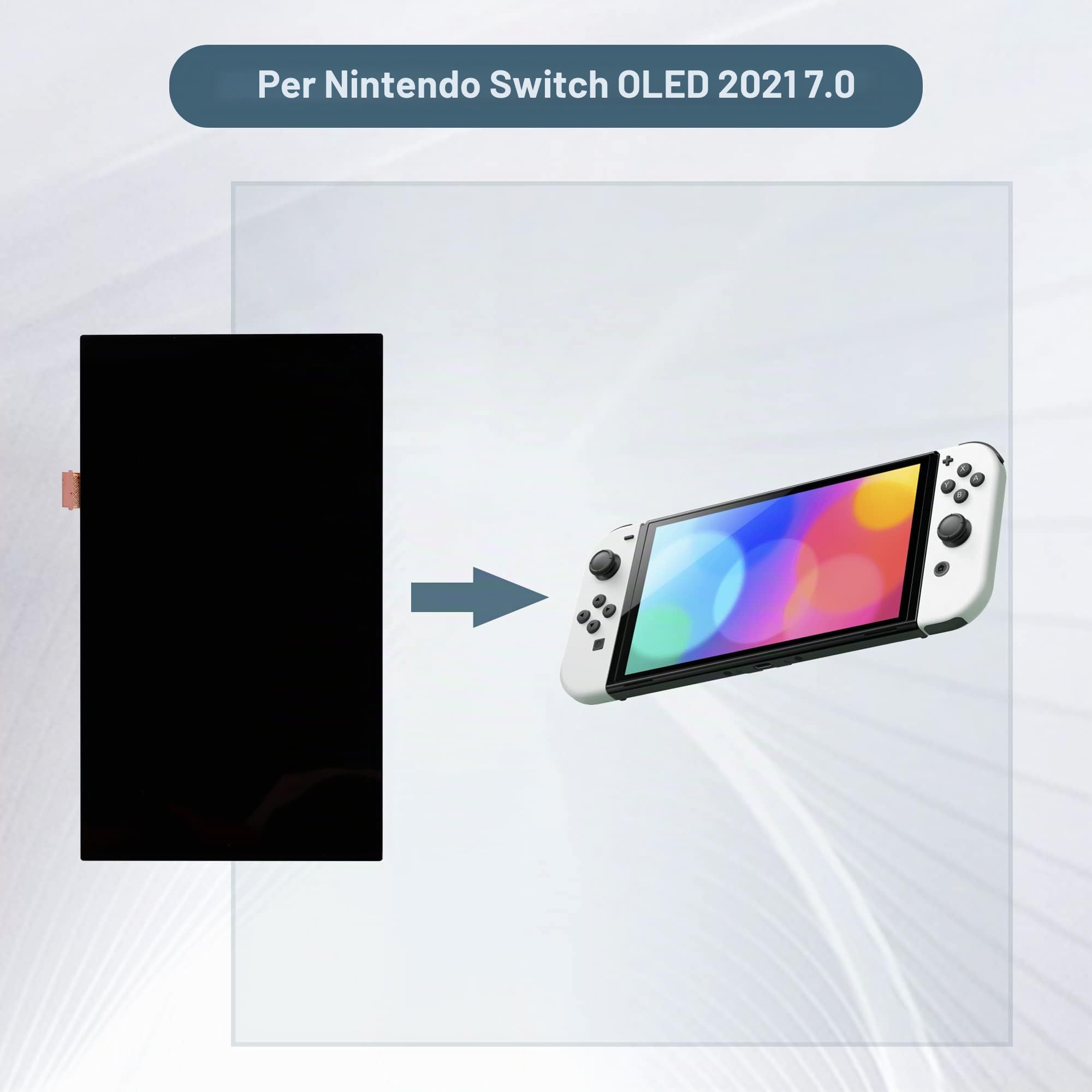 OLED nuovo display di ricambio compatibile con Nintendo Switch 2017 HAC-001 6.2" LCD Display Touch Screen Assembly con strumenti (senza cornice)
