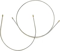 Vista 1 de Par de líneas de freno de eje trasero de acero inoxidable. Corte a la longitud y acampanado con los accesorios correctos, simplemente dóblelos en su