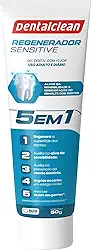 Dentalclean Gel Dental Com Flúor Regenerador Sensitive 5 em 1-90g