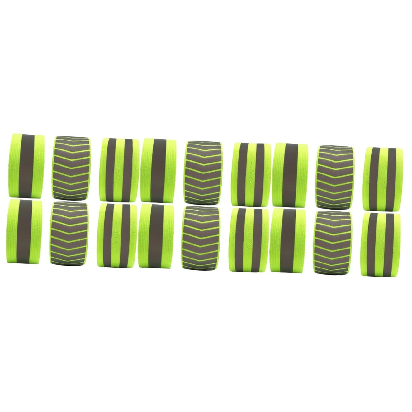 iplusmile Brassard Réfléchissant pour Coureurs Bracelet De Sécurité Fluorescent Lumineux pour La Nuit pour La Course À Pied Le Sport La Visibilité pour Hommes Vert