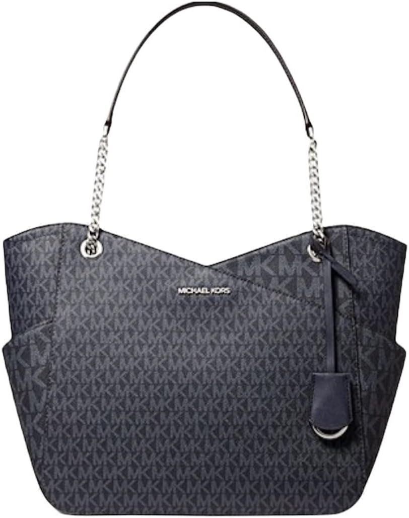 Michael Kors Jet Set Grande - Borsa A Spalla In Tela Con Logo Colorato OPWHT MULTI