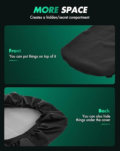 Miniatura 5 de SCITOO Cubierta de piel negra para reposabrazos central con base de repuesto para camionetas Dodge Ram 1993-2016