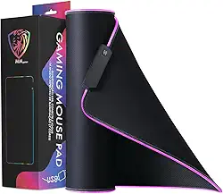 Mouse Pad Gamer Rgb Led Speed Para Mouse E Teclado 80x30cm