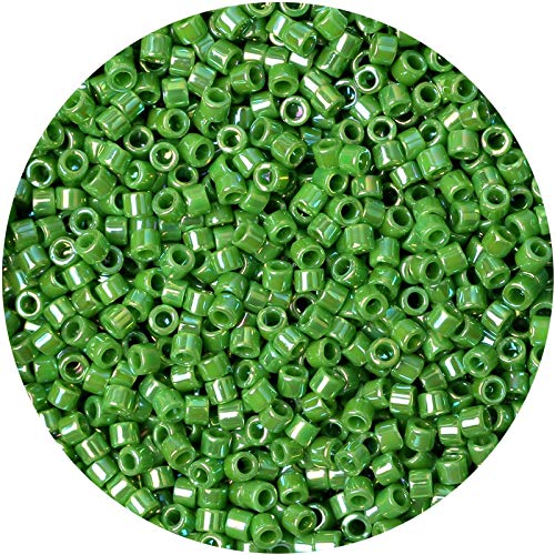 5 Grams/Bag Handmade Beads DB163 Green Color DIY Accessories Jewelry Ring Kit Seedbead 11/0