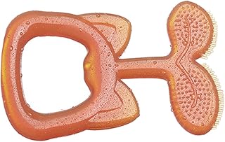 Toyvian 1Pc Mordedor Mordedor Infantil Babyboy Presentes Do Bebê Mordedor Molar Presente Do Chuveiro De Bebê Brinquedo De Dentição Do Bebê Chique Mordedor Fervível Marrom Faia Sílica Gel