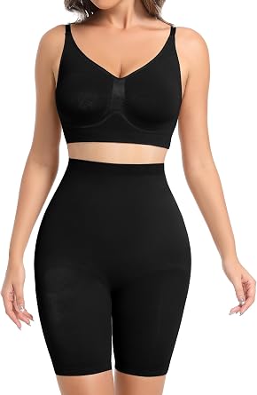 Shapewear Underwear Set, Butt Lifting Boy Shorts for Women Slimmer Thigh Panties, Bra Bralette Body Shaper