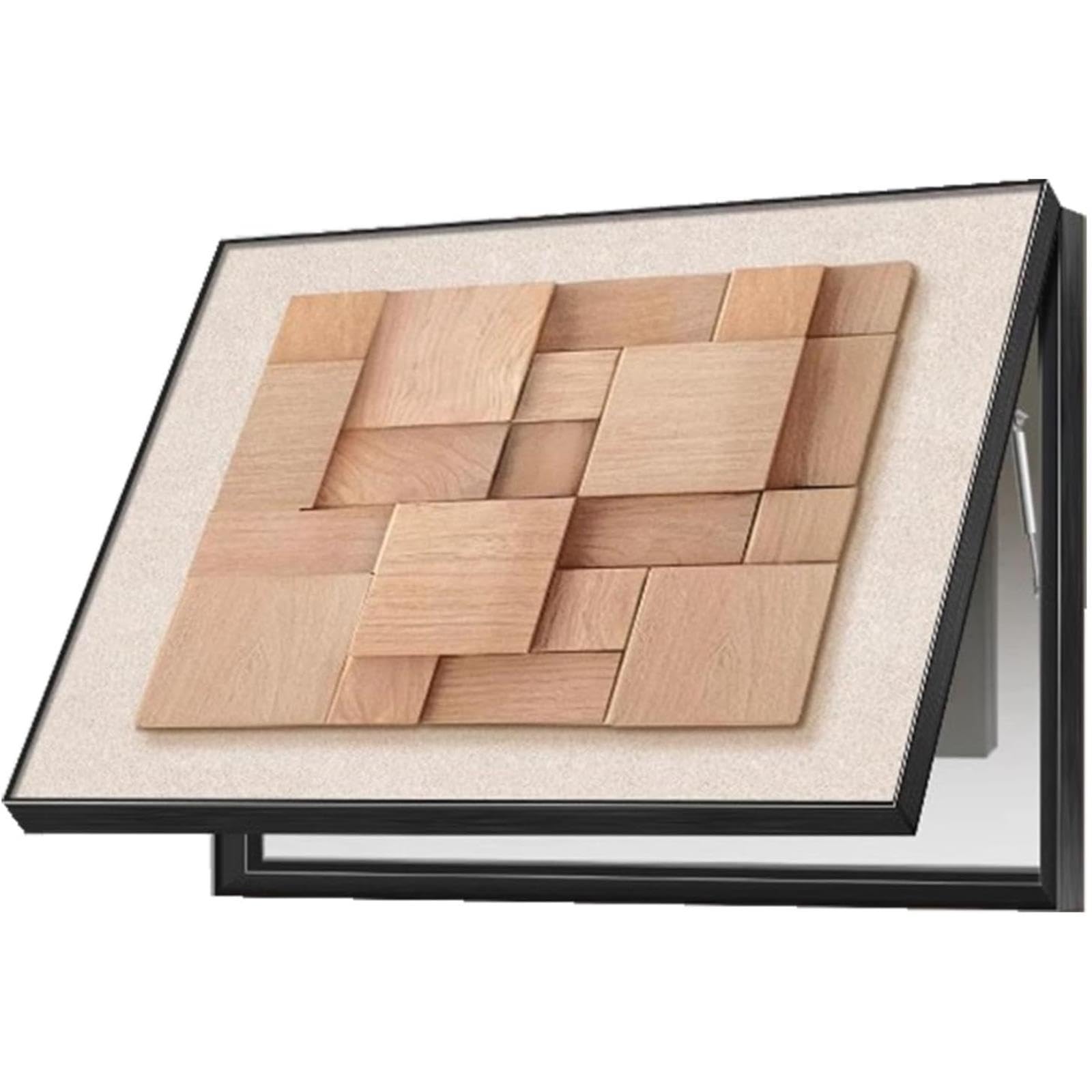 Cuadro eléctrico Oculto, Cubierta Decorativa sin Perforaciones para Caja de contadores, Cuadro hidráulico para Comedor o Pasillo (40 x 30 cm)