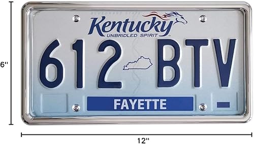 Miniatura 5 de LFPartS - SoporteSoporte de refuerzo para placa de matrícula de acero inoxidable (cromado)