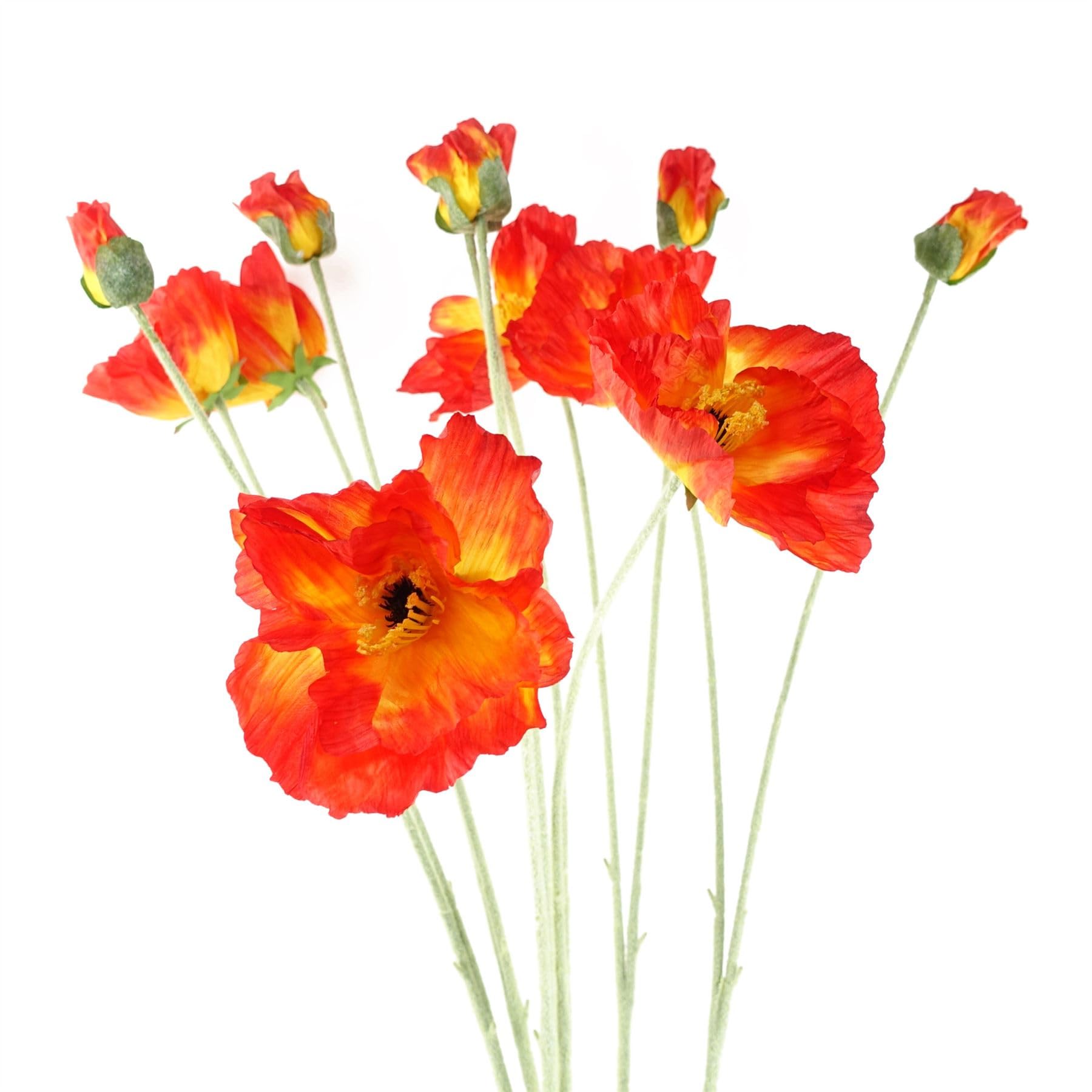 Leaf 6 X 100Cm Poppy Design Artificial Flowers