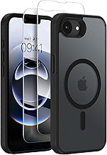 GUAGUA Coque pour iPhone 16e 2025 [2 Films Verre Trempé 9H + Protection 360°] | Matériau Anti-Jaunissement | Design Ultra-Mince sans Magnétique (6.1" Micro-Encoches/Compatibilité Charge sans Fil)