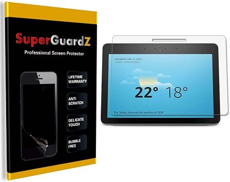 [3-Pack] for Amazon Echo Show 2nd Gen, 2018 Screen Protector - SuperGuardZ, Ultra Clear, Anti-Scratch, Anti-Bubble [Lifetime Replacement]