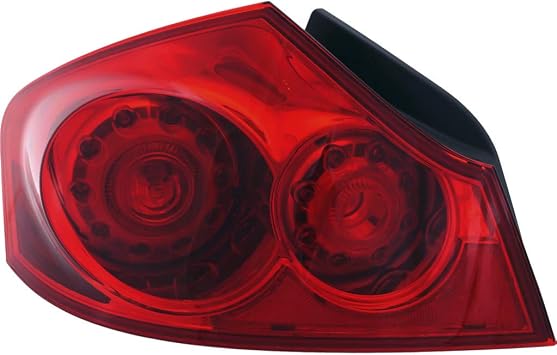 CarLights360 For Infiniti G35 Sedan 07-08/G37 09-13/G25 11-12/Q40 15 Tail Light Assembly Outer Driver Side | IN2800118 | 26555-JK60D