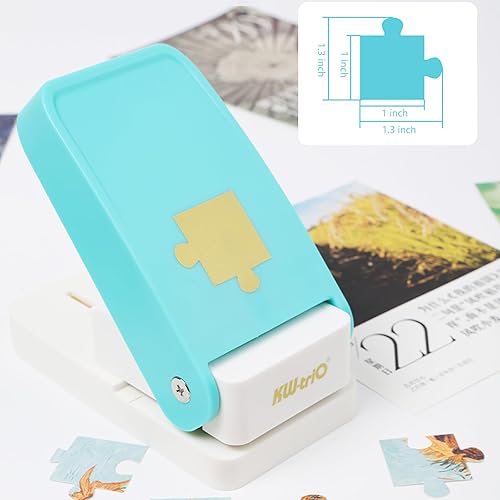 Miniatura 5 de KW-triO Puzzle Punch DIY Jigsaw Puzzle Piece Cutter para rompecabezas personalizado, rompecabezas de fotos personalizadas, herramienta
