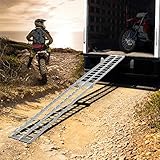 Auffahrrampe ALU 340 kg Klappbar Auffahrschiene Anhängerrampe Verladeschiene - 8