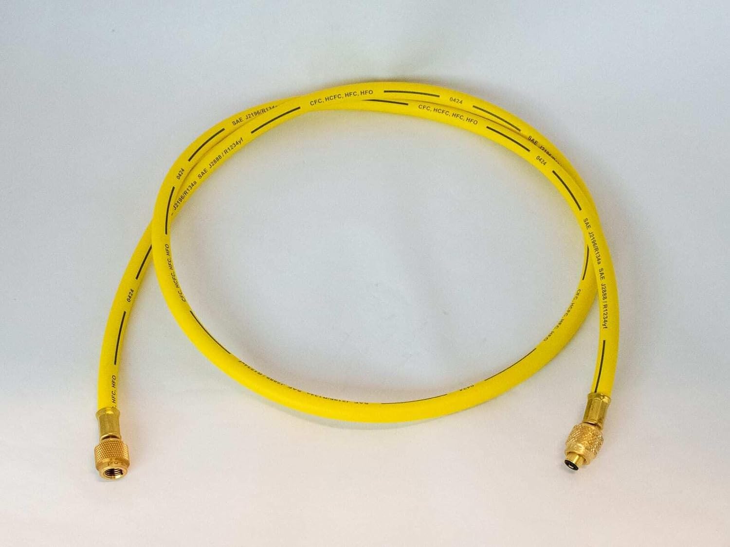 HP5YLH 5' Yellow Premium 1/4 LHFM x 1/4 FM 3/pk