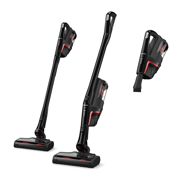 Miele Triflex HX1 Plus Cordless Stick Vacuum Cleaner 60 min runtime Obsidian Black Red