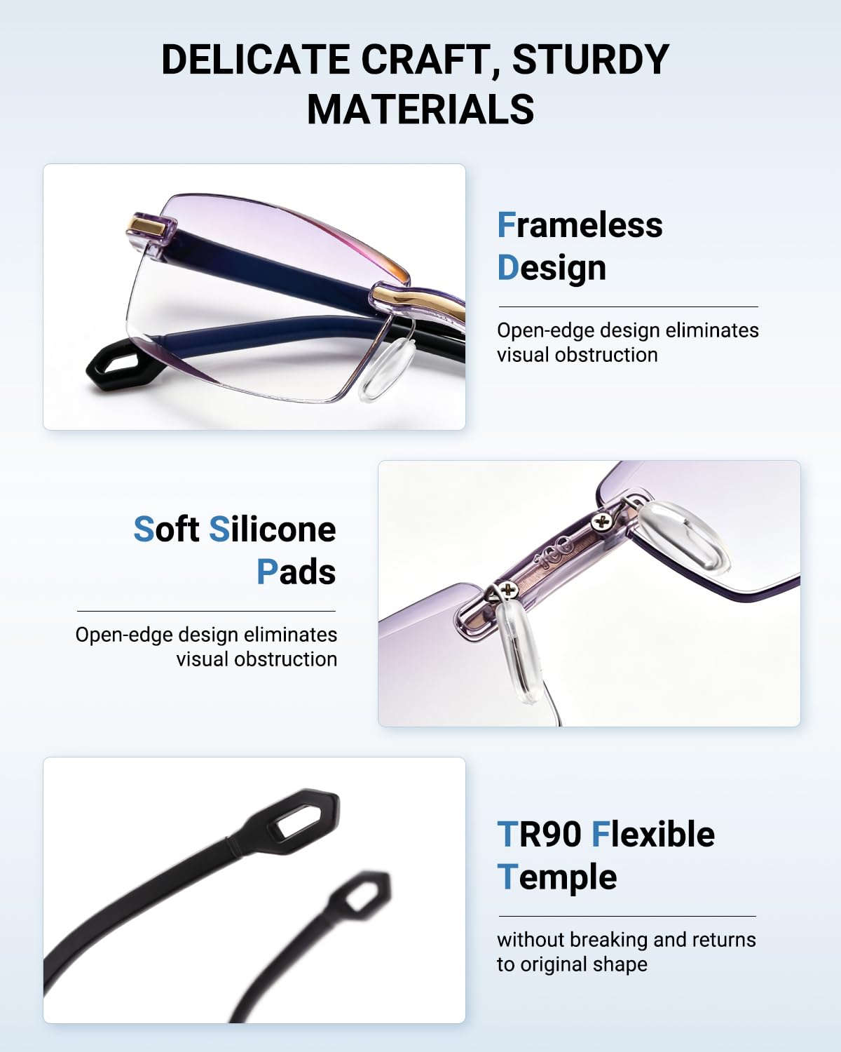 TERAISE 4 Pcs Lunettes De Lecture Homme/Femme De Mode Anti-Bleu Lumière Qualité Lecteurs Diamant Conception De Coupe Anti-Fatigue Pour Les Ordinateur/Téléphone portable Lunettes