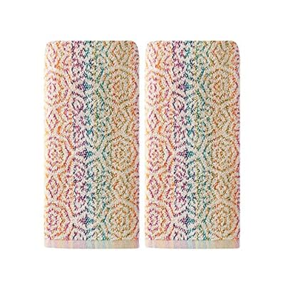 SKL Home by Saturday Knight Ltd. Rhapsody 2 Pc Hand Towel, Multicolored