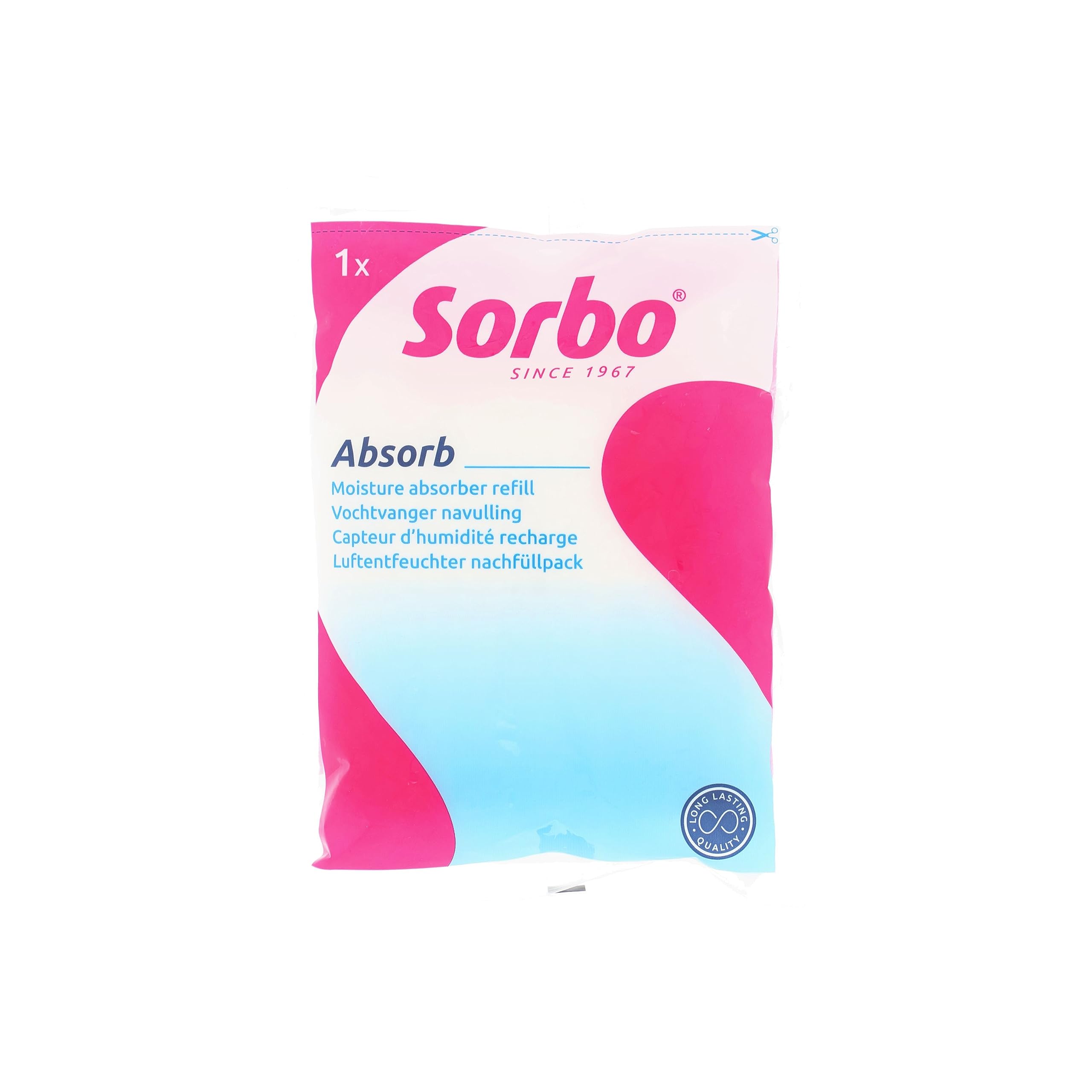 Sorbo Moisture Trap Refill – Odourless Condensation Absorber for Home and Office, Protects Furniture and Walls