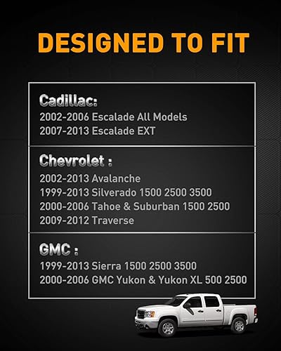 Miniatura 44 de LESAUCE Repuesto de lámpara de matrícula LED completa para Chevy Silverado 1500 2500 3500 Suburban Tahoe GMC Sierra Yukon XL para Escalade, 6000 K