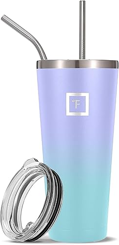 Miniatura 107 de IRON °FLASK Classic Tumbler - Botella de agua de acero inoxidable con aislamiento al vacío, de doble pared, taza para beber, taza de viaje aislada