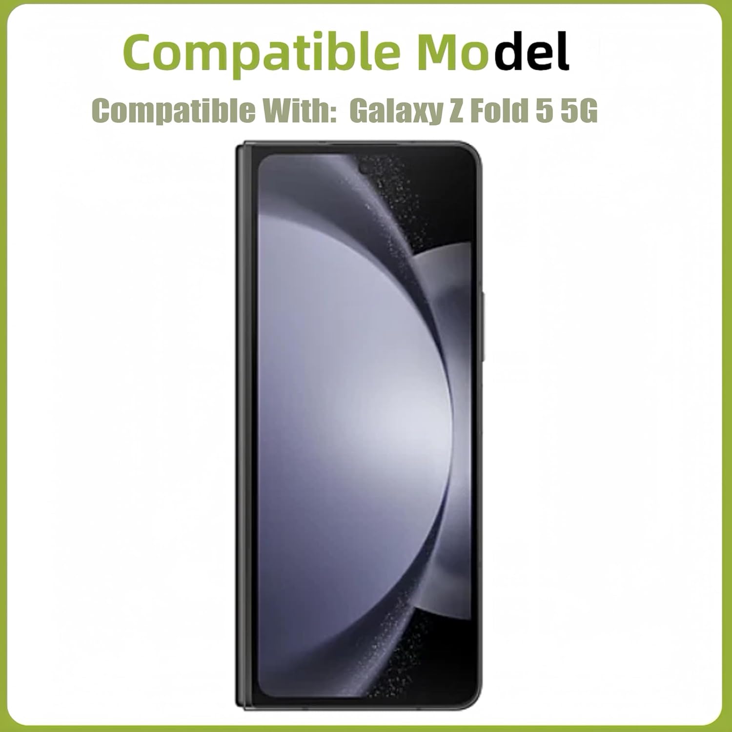 OLED Display [with Fingerprint Function] Compatible with Samsung Galaxy Z Fold 5 5G [7.6 inch] SM-F946B, SM-F946B/DS Screen Touch Digitizer Assembly LCD Display with Repair kit